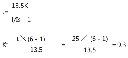 JGL-12整定舉例結論